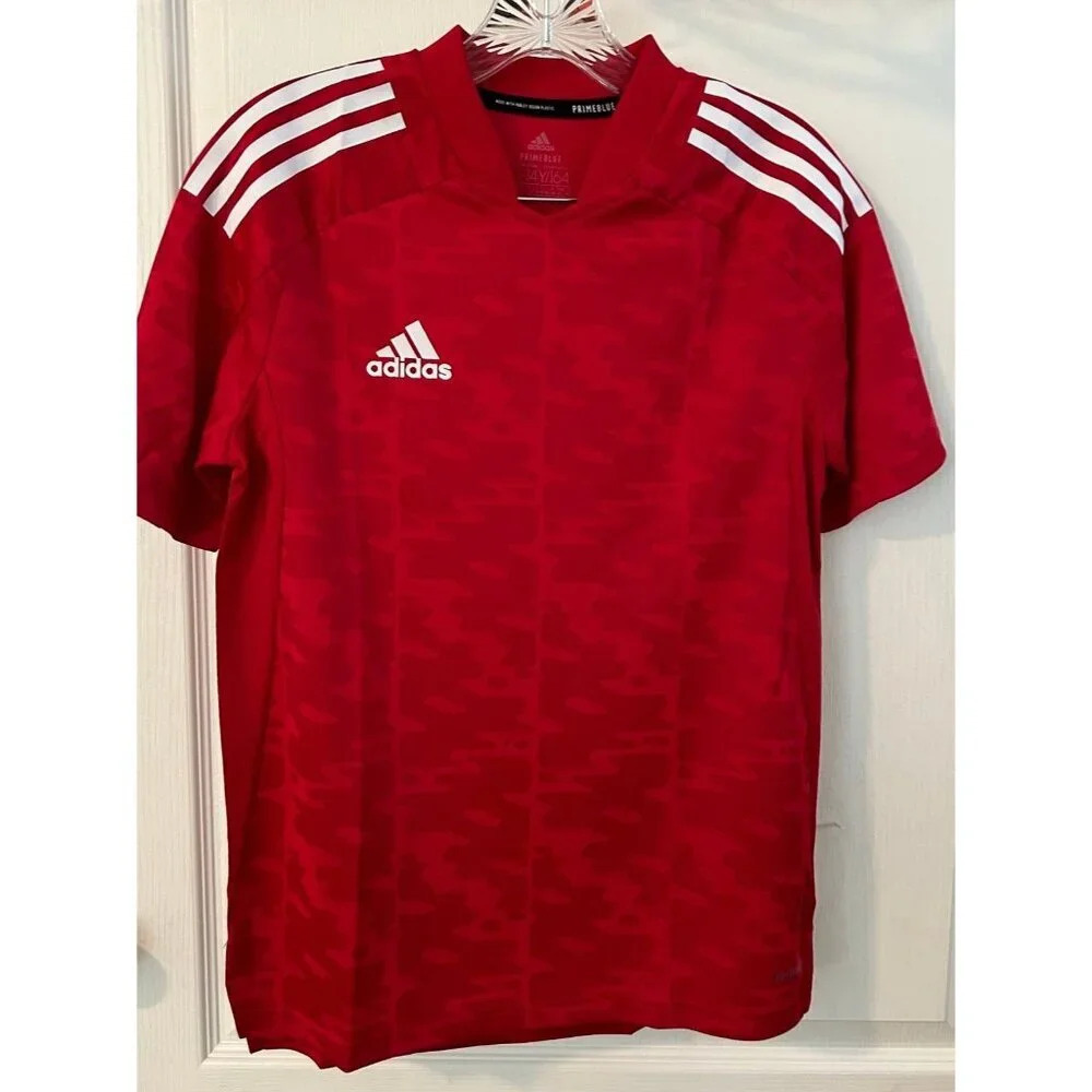 New youth sz adidas soccer jersey‎ sz large​